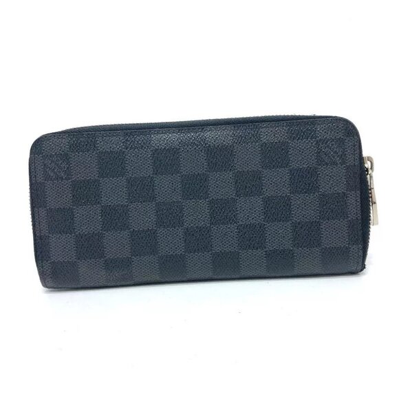 LOUIS VUITTON N63095 Zippy Wallet-Vertical Long Wallet Black/SilverHardware - Picture 2 of 16
